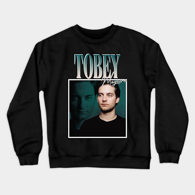 Tobey Maguire Crewneck Sweatshirt by TeesBySilvia